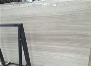 Wooden White Vein Marble Slab, Wood Grain Marble Tiles Vein Cut Cut to Size for Villa Interior Wall Cladding,Hotel Floor Covering Skirting for Pattern-Gofar