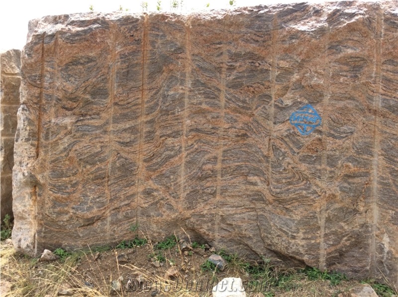 Colombo Juparana Granite Blocks, Juparana Colombo Granite