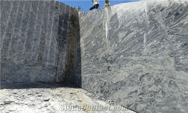 Silver Clouds Granite, Silver Cloud Granite Block