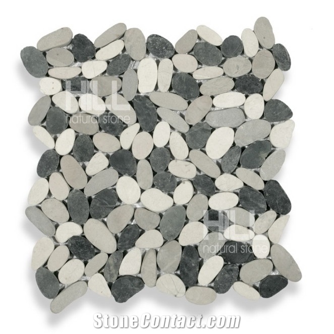 Moroni Sliced Pebbles Mosaic
