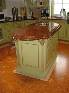 Rosso Verona Marble Kitchen Countertops