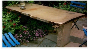 Fossil Sandstone Table