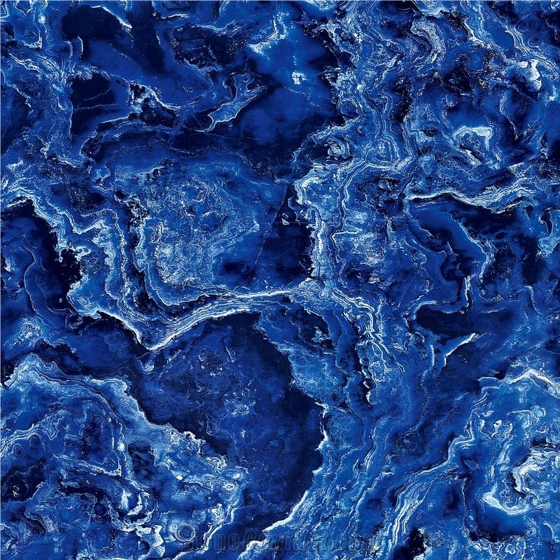 Blue Marble Stone Tiles for Floor Covering