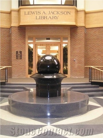 Granite & Marble Fountain with Ball