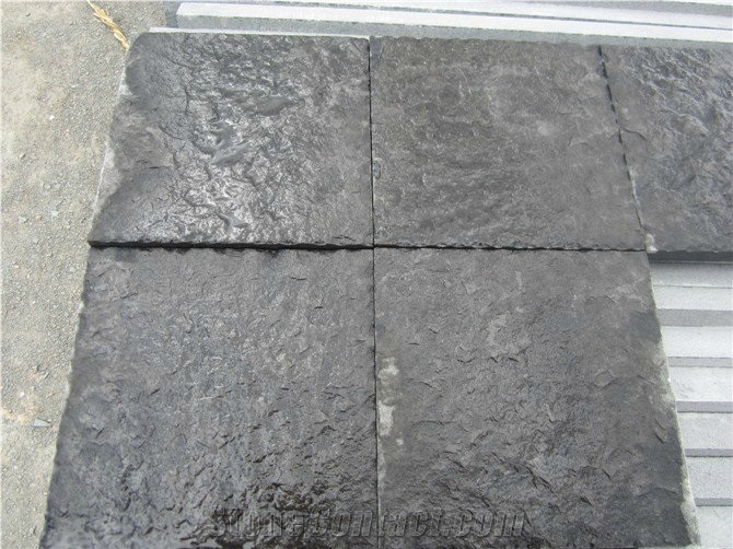 Mongolia Black Basalt Absolute Black Basalt Tiles