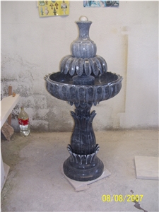 King Blue Stone Marble Fountain, Black Marble Turkey Fountain