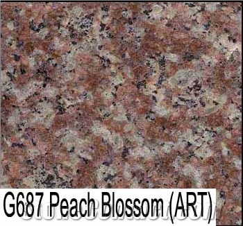 G687 Granite Tiles, China Red Granite