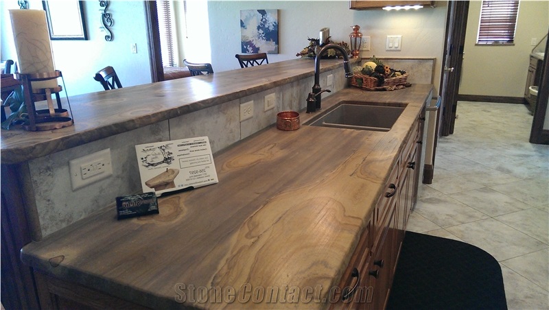 Sandalwood Stone Rustic Kitchen Counter Top