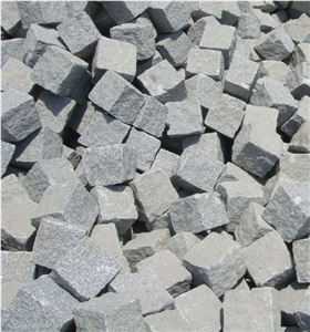 Grey Granite Cube Stone,  cobble stone, pavers 