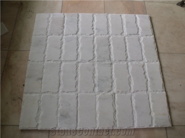 Feature Wall White/Pink Culture Stone, Marble Ledge Rock/Split Suface ,Mulicolor Brick Tile