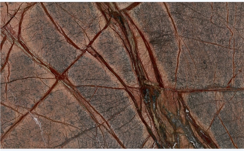 Rain Forest Brown Marble Tiles & Slabs India, floor covering tiles, walling tiles 
