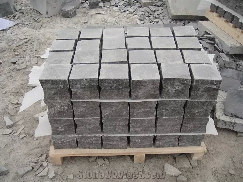 Outdoor Limestone,China Blue Limestone Cube & Pavers