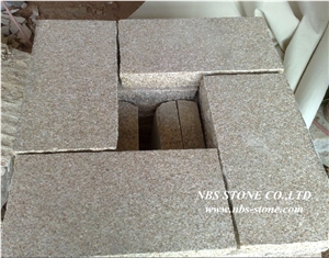 682 Flamed Granite Paver Tiles Use for Outdoor,G682 Granite Cube Stone & Paver