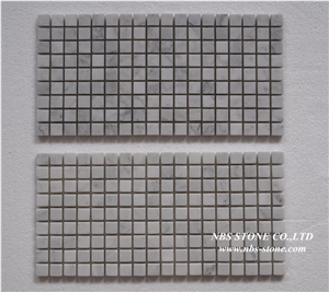Convex Glass Mix Natural Stone Mosaic for Bathroom /Kitchen Wall,Cheap Wall Tile Natural Stone Mosaic for Bathroom