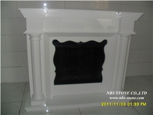 European Popular Style Granite Fireplace1