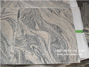 G4261,Polished China Juparana Natural Granite Slab,Multicolour Grain Granite Slab