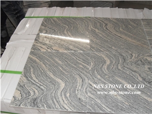 G4261,Polished China Juparana Natural Granite Slab,Multicolour Grain Granite Slab