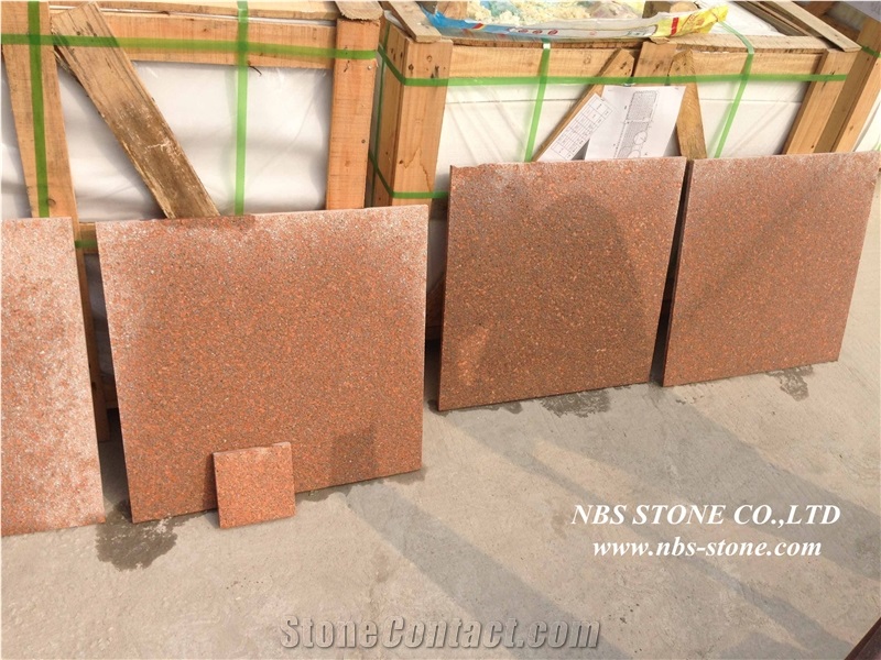 G683 Granite Tiles & Slabs,China Red Granite Wall Covering,Guangze Red Granite