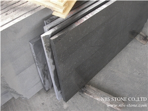 G684 Granite,Chinese Fuding Black,Chiselled,Pearl Black,Slabs & Tiles, G684 Black Basalt Granite
