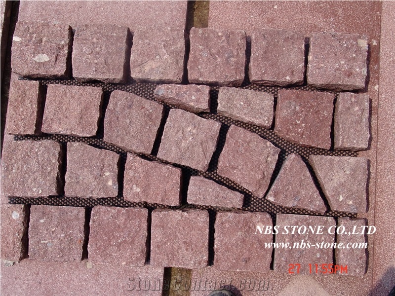 G699 Granite Da Yang Red Granite& Fujian Putian Red Cube Stone & Pavers
