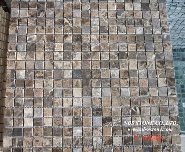 Popular Polished/Honed Brown Marble 305*305mm/Customized Size/ Best Quality