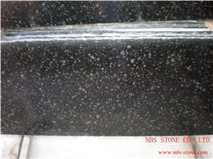 Starry Black Granite Tile for Wall and Flooring, China Black Granite
