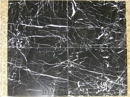 China Marquina Marble Slabs & Tiles,China Black with Vein Marble,China Nero Marquina,China Black Marble for Wall Tile,Floor Tile