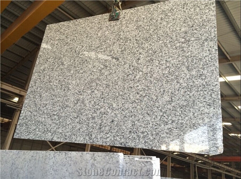 China Spray White Granite,Polished Sea Wave Granite Slabs & Tiles,China White Granite