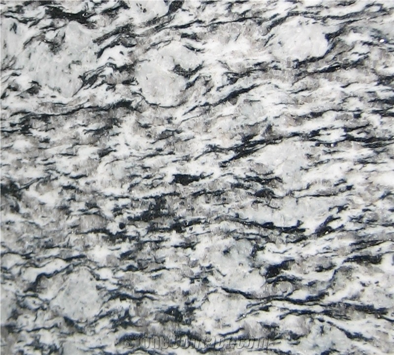 China Spray White Granite,Polished Sea Wave Granite Slabs & Tiles,China White Granite