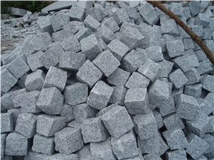 G603 Granite Cobble Stone,China Grey Cube Stone,G603 Granite Pavers