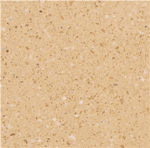 Golden Beige Artificial Marble/Manmade Stone/China Factory and Exporter/Artificial Quartz