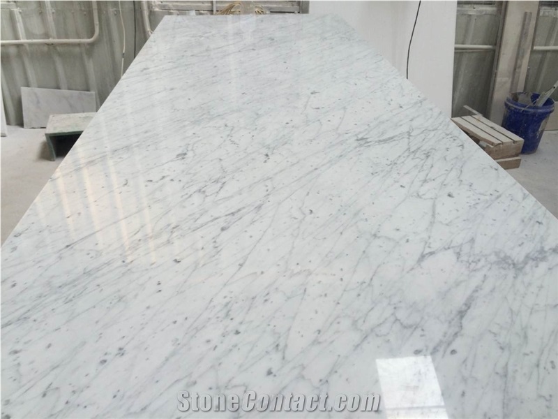 Bianco Carrara C Marble Tabletops Polished/Bianco Marble/Carrara Marble/White Marble/Marble Countertops