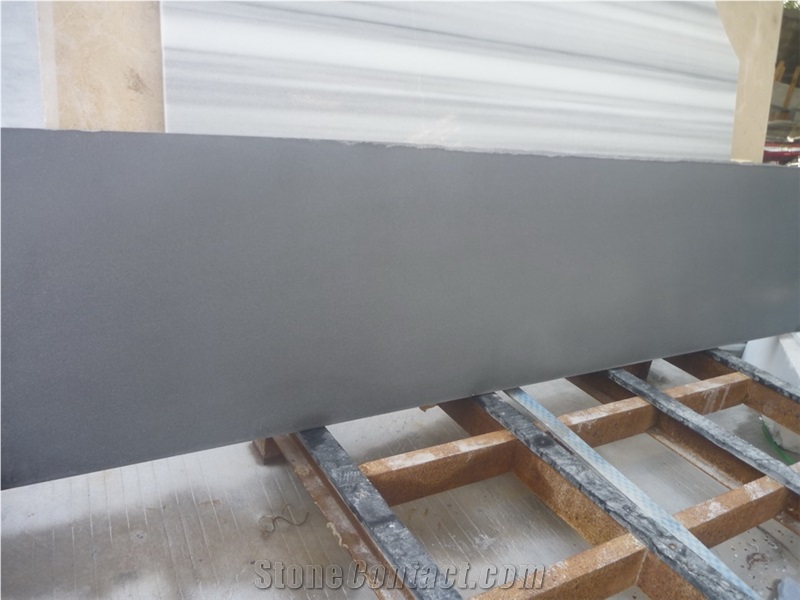 Honed China Imperial Grey Quartzite Slabs, Tiles Cut to Size,Pure Gray Stone Panel for Countertop Wall Cladding,Floor Covering