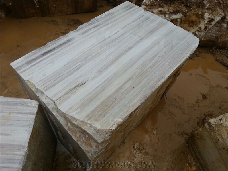 Calacatta Marble - Veincut, Premium Quality Gangsaw Block Photos from Quarry - Volume 5