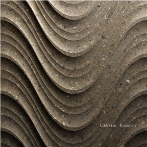 3d Decorative Stone China Multicolor Marble Wall Cladding Texture Tile