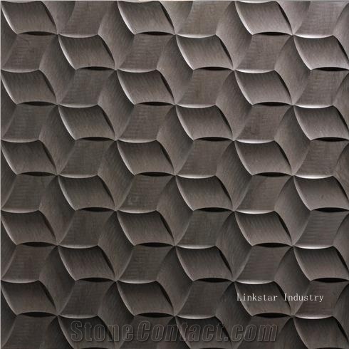 3D decorative stone wall cladding texture tile