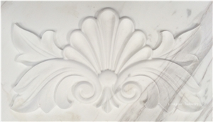 Natural Volakas Marble White 3d Feature Wallart Tiles