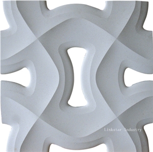 3d Cnc Relief Stone Screen Wall Design Tile