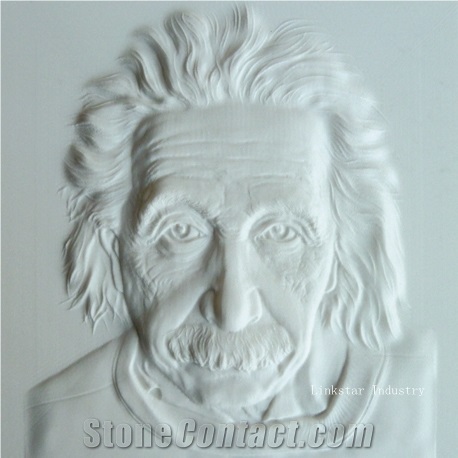 3d White Stone Carving Wall Art Panels