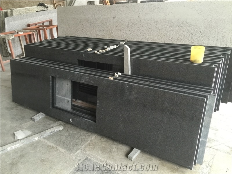 G654 Granite Kitchen Countertops,Black Granite Kitchen Countertops,3cm Countertops