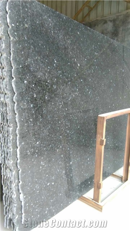Emerald Pearl Granite Gangsaw Slabs 2cm, Norway Blue Granite Slabs, Used for Granite Counter Tops, Wall & Floor Covering Tiles, Ready Slabs 1.100m2,Special Price for You ,84-90usd