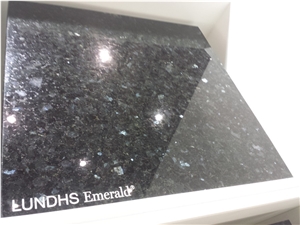 Emerald Pearl Granite Gangsaw Slabs 2cm, Norway Blue Granite Slabs, Used for Granite Counter Tops, Wall & Floor Covering Tiles, Ready Slabs 1.100m2,Special Price for You ,84-90usd