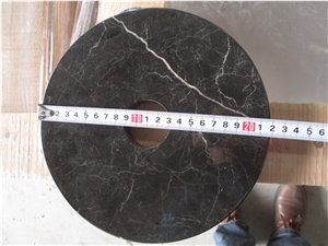 Natural Marble St.Laurent Round Lamp Base