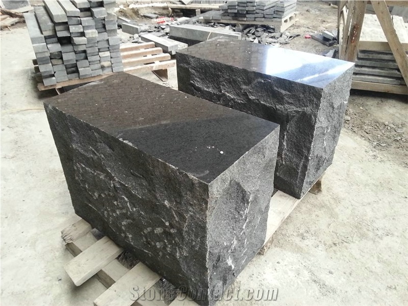 G684 Black Basalt Pavers,Cube Stone