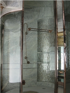 Skyros Golden Sky Marble Bathroom Design