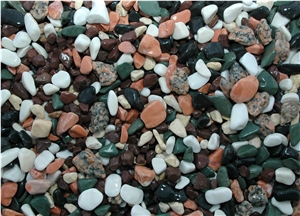 Mixed Tumbled Pebble River Stones