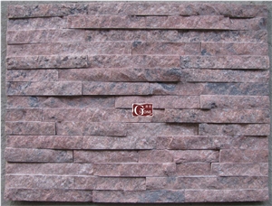 China Red Marble Cultured Stone, Lilac Marble Cultured Stone