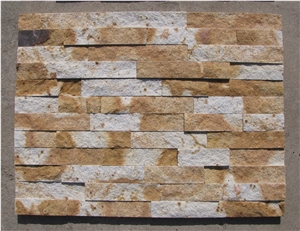Old Time Yellow Quartzite Cultured Stone, China Yellow Quartzite Cultured Stone