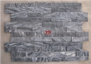 Old Wood-Vein Cultured Stone, Black Marble Cultured Stone