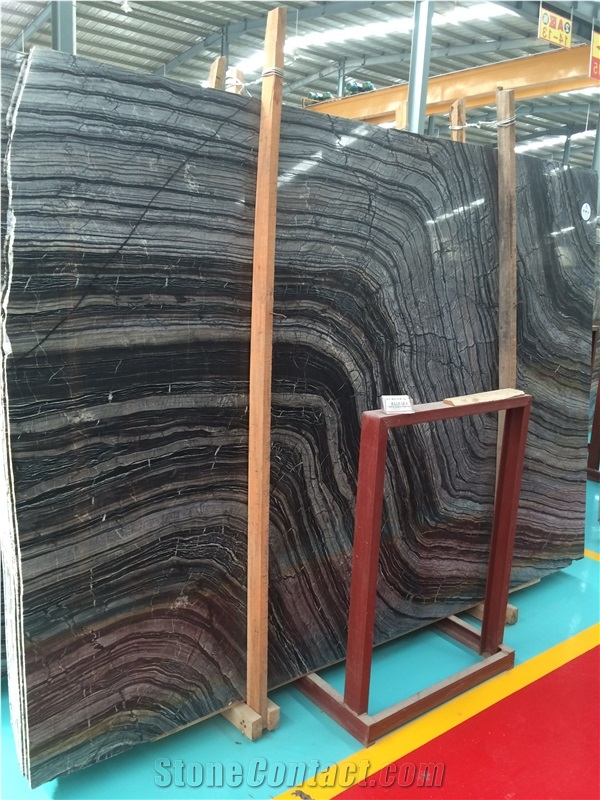 Ancient Wood Marble Slabs & Tiles,China Cheap Black Wood Vein Marble for Paving, Flooring, Wall Cladding,Kenya Black Marble
